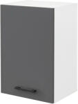  Praktik 40 felső szekrény 1 ajtós, fehér-antracit (PR40F1AFHAN)