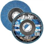 VERKE lamellás csiszoló korong legyező korong csiszoló tárcsa 125mm P40 V44145 (V44145)