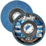 VERKE lamellás csiszoló korong legyező korong csiszoló tárcsa 125mm P80 V44147 (V44147)