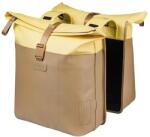 Basil Vive két részes táska hátsó csomagtartóra, oldalra, vízálló, 35L, világosbarna-sárga