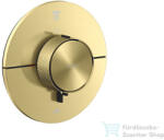 Hansgrohe AXOR SHOWERSELECT ID Round 2 funkciós falsík alatti termosztátos csaptelep, szálcsiszolt sárgaréz 36750950 (36750950)