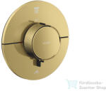 Hansgrohe AXOR SHOWERSELECT ID Round 2 funkciós falsík alatti termosztátos csaptelep, polírozott arany hatású 36750990 (36750990)