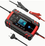 ORANGE 12V 12A 24V 6A intelligens inpulzus javító akkumulátor töltő (ORANGE-Smart-Charger-12V-24V)