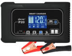 HTRC 12V 20A 24V 10A zselés ólomsavas/AGM/GEL/SLA/Flooded/WET/EFB/Lithium-ion/LiFePo4 intelligens autó motor akkumulátor töltő (HTRC-Smart-Charger-P20)