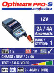 Tecmate Optimate PRO S 12V/1-2-4A/2-40Ah/ Profi - STD/MF/AGM/GEL automata töltő (Tecmate-Optimate-Pro-S)