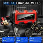 Mbumjpih 12V 1, 5A 6V 1, 5A 2-20Ah intelligens motorkerékpár robogó tricikli akkumulátor töltő (6V-12V-Mbumjpih)