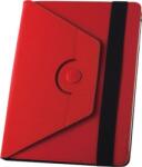 Forever Univerzális 10" 360 Fokban Forgatható Műbőr Tablet Tok Piros (GSM005317) (GSM005317)
