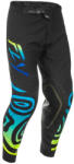 Fly Racing - Evolution USA 2025 motoros nadrág (Fekete - kék - sárga)