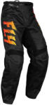 Fly Racing - F-16 USA 2024 motoros gyerek nadrág (Fekete - sárga - narancs)