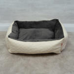  Kutyafekhely, kutyaágy S méret bézs szín (C003W-BEIGE-S) 50x40x15cm