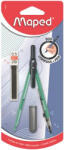 Maped Körző, heggyel, 2in1, ceruzává alakítható, MAPED „Compass Pen, vegyes színek (IMA198700) - tintasziget