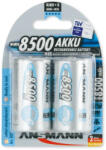 ANSMANN MAXE-D8500-2BL ANSMANN maxE Ni-MH D/góliát 8500 mAh alacsony önkisülésű akkumulátor 2db/csomag (MAXE-D8500-2BL)