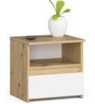  Comodă Cl1 Pk Stejar Artisan / Alb Comoda