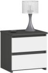  Comodă Cl2 2sz Clp Pk Grafit Gri / Alb Comoda