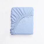 Ourbaby® Cearceaf de pat bumbac 200x160 cm - albastru deschis