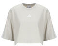 adidas Rövid ujjú pólók Essentials 3-Stripes Cotton Loose T-Shirt Bézs EU XS