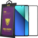 OG Xiaomi Redmi Note 13 4G üvegfólia - 9H edzett, fekete keretes, teljes képernyős, OG Premium