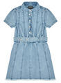 Guess Rövid ruhák COTTON LIGHT DENIM Kék 12 ans