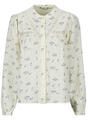 ONLY Ingek / Blúzok ONLLARI L/S FLOWER Fehér EU S