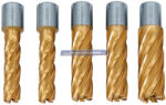 Bernardo HSS-magfúró CDL, TiN-bevonattal, 14/18/22 mm, fúrási mélység: 50 mm, 5 darab