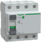 Schneider Electric Schneider EZ9R89463 EASY9 PRO Áram-védőkapcsoló, A osztály, 4P, 63A, 300mA (EZ9R89463)