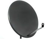  100 cm átmérőjű acél parabola antenna, antracit színű