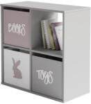  Loni 2x2 fehér polc