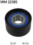 SKF Szíjtárcsa/vezetőgörgő, fogasszíj SKF VKM 22385 for IVECO, FIAT, PEUGEOT, CITROËN, … (VKM 22385)