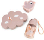 Done by Deer ebéddoboz, snack doboz és mini szívószálas kulacs szett, Playground, púder (DD1246441)