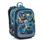 Topgal ergonomikus iskolatáska hátizsák BAZI - Munkagépek (BAZI 26018) - iskolataskawebshop