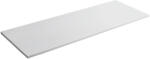 CERANO - Elanys öntött márvány fürdőszobai munkalap - 12 mm - matt fehér - 160 cm - CSOMAGOLATLAN