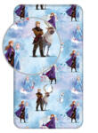  Disney Jégvarázs Blue Winter gumis lepedő 90x200 cm (JFK034897) - ostore