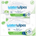 WaterWipes Hydrating Clean Nedves Törlőkendő Aloe Vera és Grapefruitmag Kivonattal 12x60db - Műanyagmentes, Hidratáló és Gyengéd Bőrtisztítás (20000115)