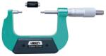 INSIZE Micrometru mecanic pentru caneluri INSIZE 25-50mm, varf 5x2mm, rezolutie 0, 01mm, tip A (3233-50A)
