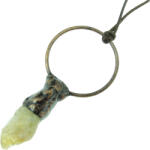  Réz foglalatos nyers citrin medál