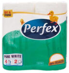 Perfex Toalettpapír 2 rétegű kistekercses 100 százalék cellulóz 84 lap/tekercs 4 tekercs/csomag Boni Perfex (66773)