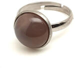 R. M. ékszer Stabilitás achát állítható gyűrű kerek 12mm (019335)