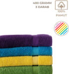 Kartaltex Frottír törölköző csomag - 3db - több méret - szálloda minőség