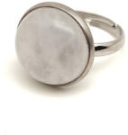 R. M. ékszer Kék topáz gyűrű, szív 8x8 mm, állítható - „Telt szív (019351)
