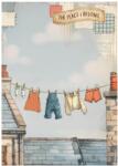 Stamperia DFSA41088 - A4 rizspapír csom. - Family fresh laundry