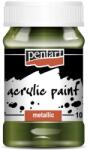 Pentart Metál akrilfesték 100 ml zöld