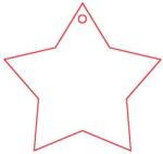 Penta collection Fafigura, 5 db/csomag - csillag 104