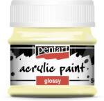 Pentart Fényes akrilfesték 50 ml vajszín