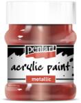 Pentart Metál akrilfesték 230 ml bordó