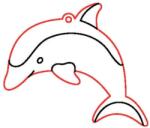 Penta collection Fafigura, 5 db/csomag - delfin 398