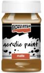 Pentart Matt akrilfesték 100 ml világosbarna 3161