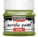 Pentart Fényes akrilfesték 50 ml oliva