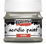 Pentart Matt akrilfesték 50 ml iszapszürke