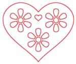 Penta collection Fafigura, 5 db/csomag - szivecske 37