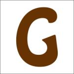 Penta collection Fabetű 25mm, 8 db/csomag G